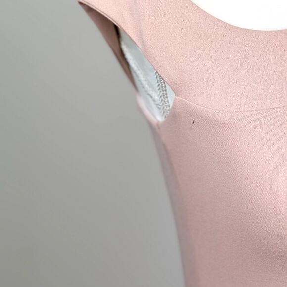 Nookie Hollywood Midi Dress Blush Pink Bodycon Stretch Knit Cocktail Small NWT - Picture 11 of 13